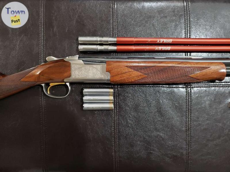 Photo of *Rare* Browning Citori 725 Feather Super Light 20 Gauge 26" (English Stock) w/ Briley .410 Tubes