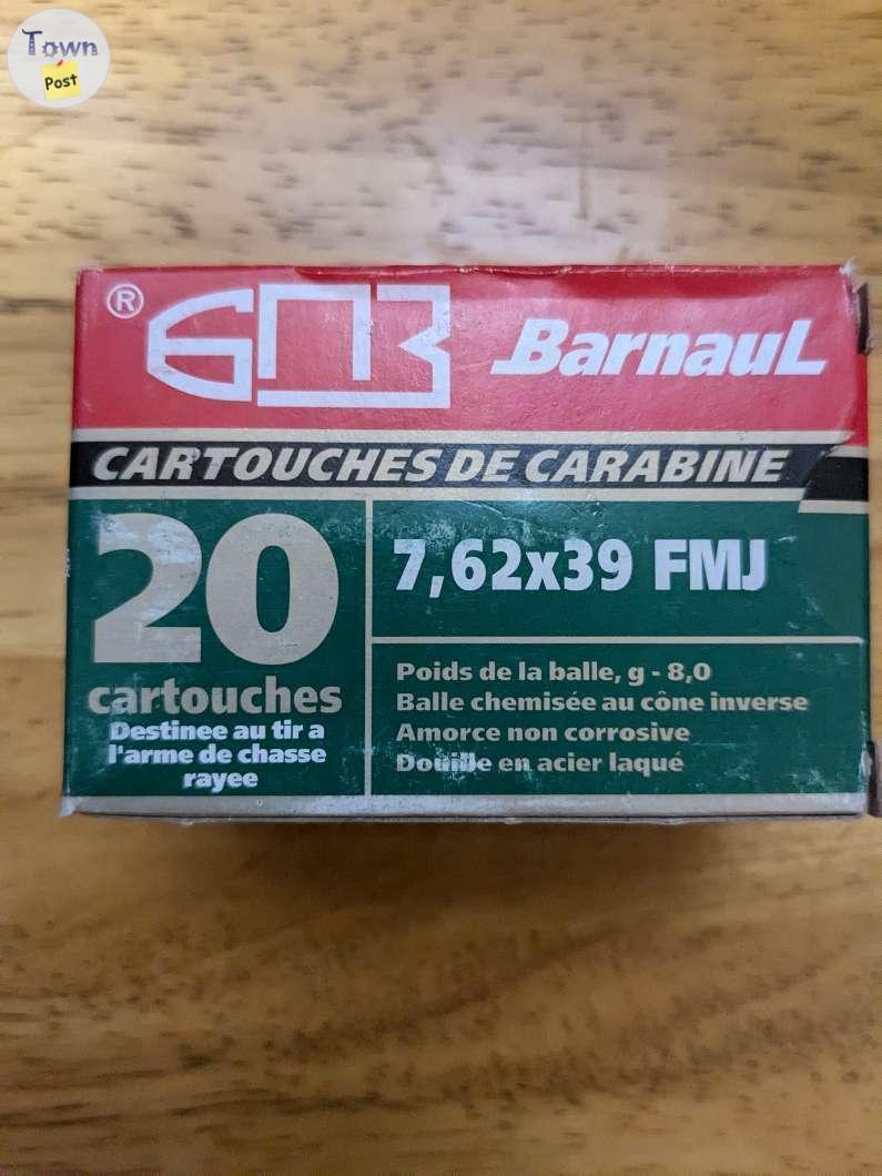 Photo of 7.62x39 BARNAUL FMJ 200 rounds 