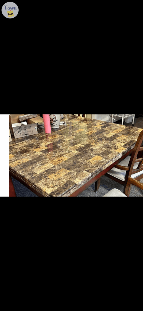 Photo of Dining table, $60.