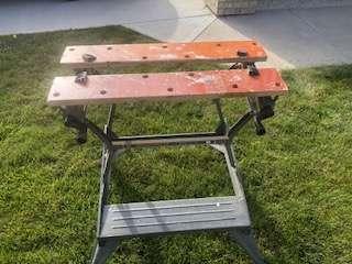 Photo of for sale   used steel folding sawhorse - 1