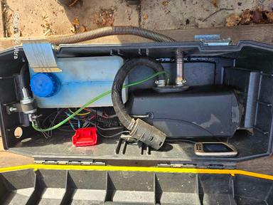 Photo of Diesel heater in tool box powered by m18 batterys  - 2