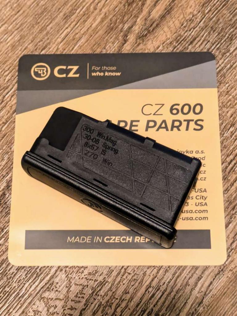 Photo of BNIB CZ 600 Polymer Long Action 5 Round Magazine