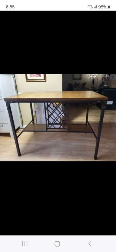 Photo of Dining Table with Bar Storage - 1