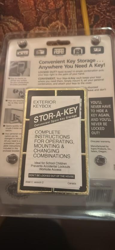 Photo of Stor A Key Brand New in Package Have Two - 2