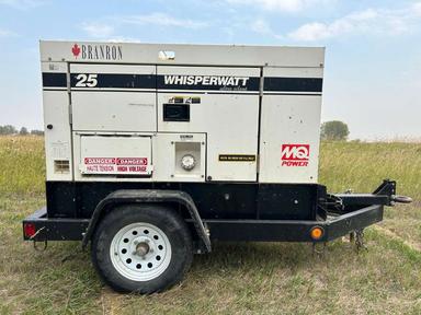 Photo of MultiQuip Whisperwatt 25Kva Diesel Generator Trailer (NO DEF FLUID) - 1