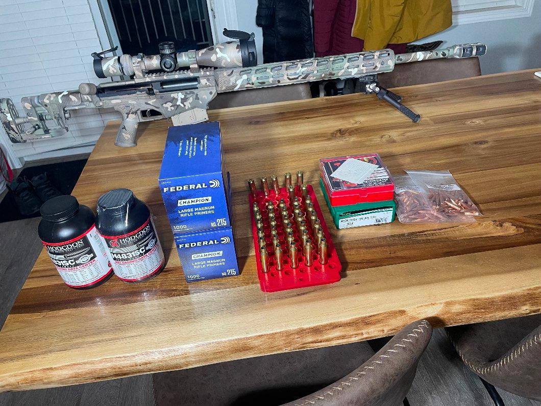 Photo of .300 Win Mag reloading components