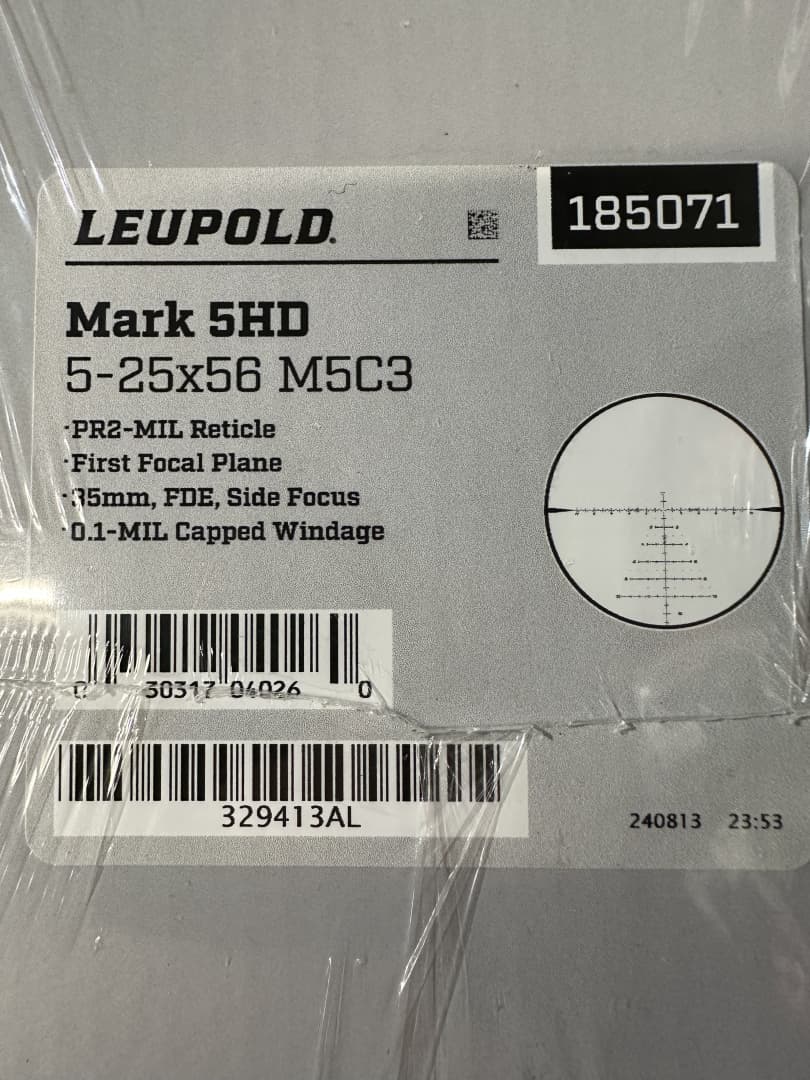 Photo of LEUPOLD MARK 5HD 5-25X56 FDE
