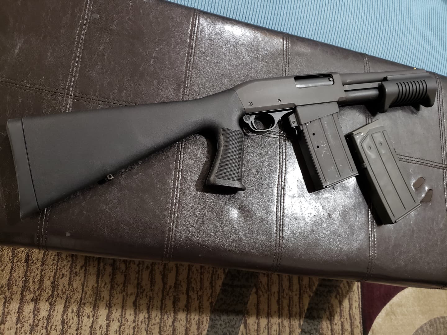 Photo of *Like New* Dominion Arms (DA) Grizzly 8.5" Shorty (Mag-Fed) Pump-Action Shotgun w/ Pistol Grip Stock (& 2 Mags) *Non-Restricted*