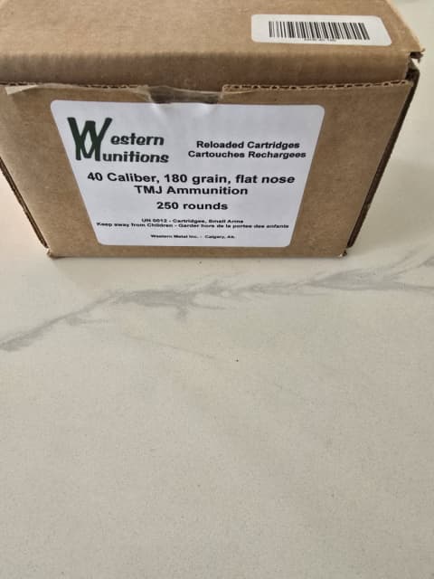 Photo of Western 40 cal ammo 