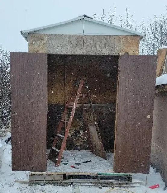 Photo of Tall Hand Built Storage Shed