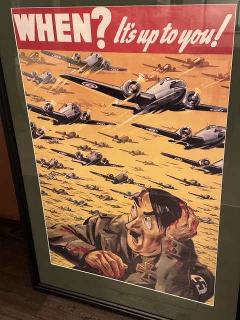 WW2 British/German Propaganda Poster 24”x36” - 1 - 1734747895868_IMG_3214