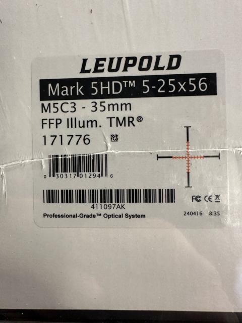 Photo of 5-25X56 LEUPOLD MARK 5HD 