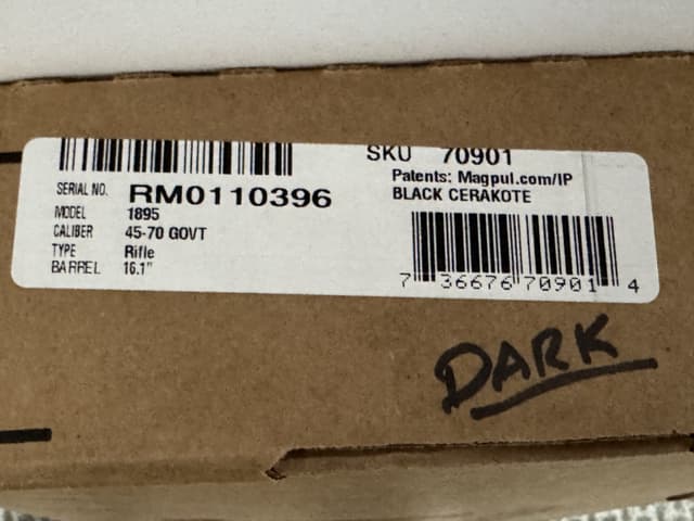 RUGER MARLIN DARK 1895 45-70 NEW IN THE BOX - 5 - 1741741641717_IMG_5591