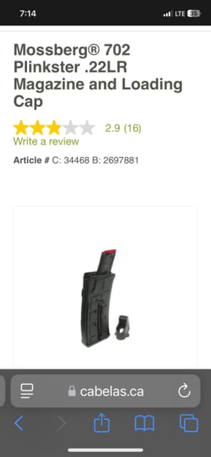 Photo of WANTED mossberg 702 magazine