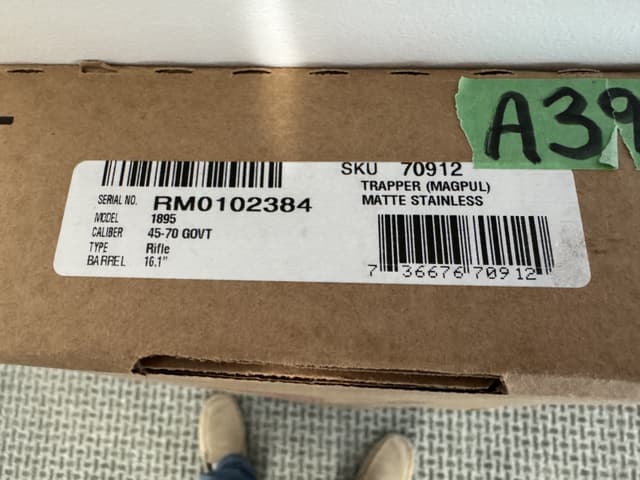 BRAND NEW RUGER MARLIN TRAPPER 1895 45-70 MAGPUL - 9 - 1743367403791_IMG_5661