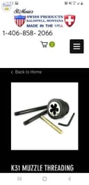 Photo of K31 threading kit