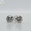 Photo of White Gold Moissanite Ear rings