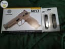 Photo of Airgun USED/Like New Sig Sauer P320 / M17 CO2 pellet gun, plus two rotary belts, fits .177 pellets and 4.5mm bbs