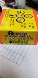 Photo of BERGER CLASSIC <<MATCH GRADE >>HUNTER 270- 130 GRAIN