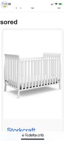 Photo of White Baby Crib