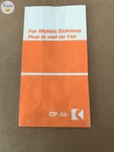 Photo of C P Airlines Motion Sickness Bag (unused)