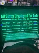 Photo of CUSTOM MADE LED SIGNS TONES TO CHOSE FROM