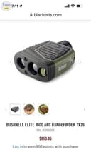 Photo of Bushnell Elite 1600 ARC Rangefinder 7x26