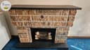 Photo of Electric fireplace and stereo