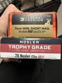 Photo of Federal Premium 7WSM & Nosler Trophy Grade 28 Nosler
