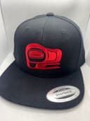 Photo of Native North American Canada Indigenous Snapback Hat ,FROG,RAVEN,KILLERWHALE