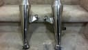 Photo of Motone X- Pipe With Chrome Saturn V Exhaust for Triumph T-120/T-100 2016 And Later