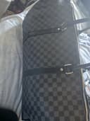 Photo of Black & Grey Checkered Louis Vuitton Duffel