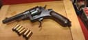 Photo of Italian Army Service Revolver Model 1889 Bodeo 44Russian/10.4mm Rev Antique. $2950
