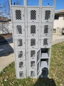 Photo of Ventilated Six Tier Lockers- INDUSTRIAL