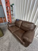 Photo of Italian Leather Love Seat