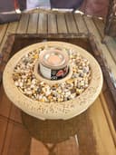 Photo of Outdoor Gel Fuel Table Top Fire Bowl