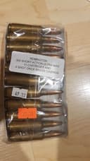 Photo of 1pkg. (11 cartridges, 4 shot-once brass) Remington 300 short action ultra mag ( mellonRSCA)