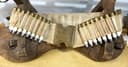 Photo of ORIGINAL 1880's ANSON MILLS CARTRIDGE BELT & PATENT 1881 MILLS/ORNDORFF " OLD RELIABLE " BUCKLE