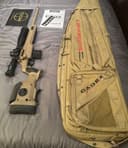 Photo of Cadex 6.5 creedmore new has fired 30 rounds to site in scope. You get whats in the picture tons of ammo included
