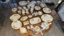 Photo of 🌸 Royal Albert RARE 1941-1943 First edition 839056 129-Piece "Yellow Tea Rose" 🌸