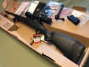 Photo of NEW! Savage 110 Apex Hunter XP 6.5 Creedmoor Bolt-Action Rifle Combo with Vortex Crossfire II 3-9x40mm Scope
