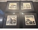 Photo of 4 seasons Set /4 Original Chinese Water Village Paintings - Signed Dai Qi 2001