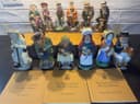 Photo of Wood & Sons Charles Dickens Toby Jug Franklin Porcelain England full set of 12