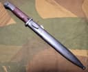 Photo of Iron Curtain East German Post War Refurbished K98 Bayonet Un-issued 41 FZE Holler