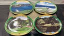 Photo of Set of 4 Danny Day "America’s Famous Fairways" Collector Plates - Bradford Exchange