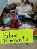 Photo of Fabric remnants for quilting or crafts