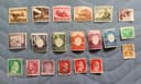 Photo of Collection of German WWII postage stamps.