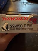 Photo of .22-250 Box of ammo