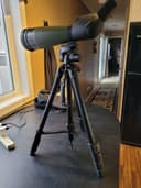 Photo of Birder/Spotting Scope.