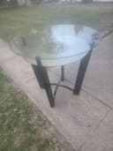 Photo of 33" Glasstop table